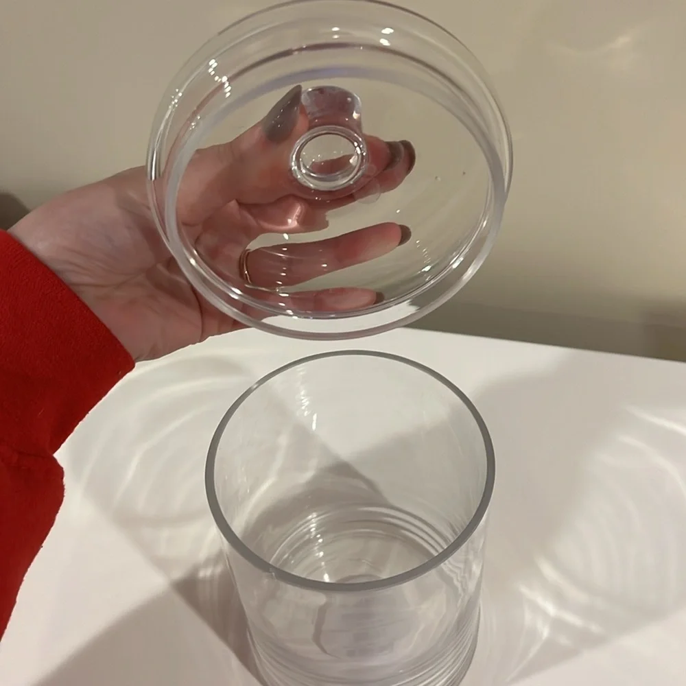 Threshold Covered glass jar
